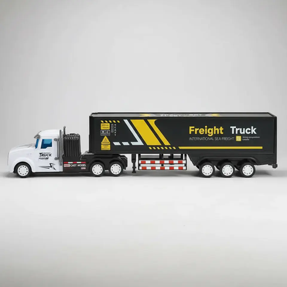 Tractomula Camion Niñera Carros Control Remoto Recarga Pilas 5