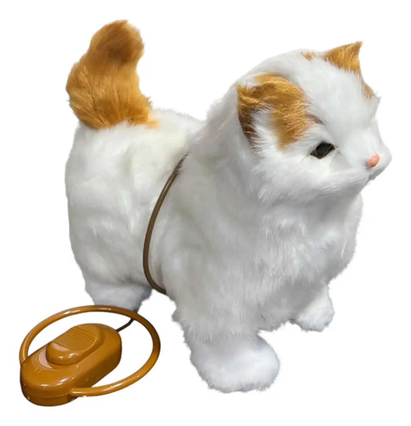 Gato Peluche Interactivo Sonido Control Correa Juguete Niños 1