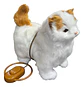 Gato Peluche Interactivo Sonido Control Correa Juguete Niños - Miniatura 1