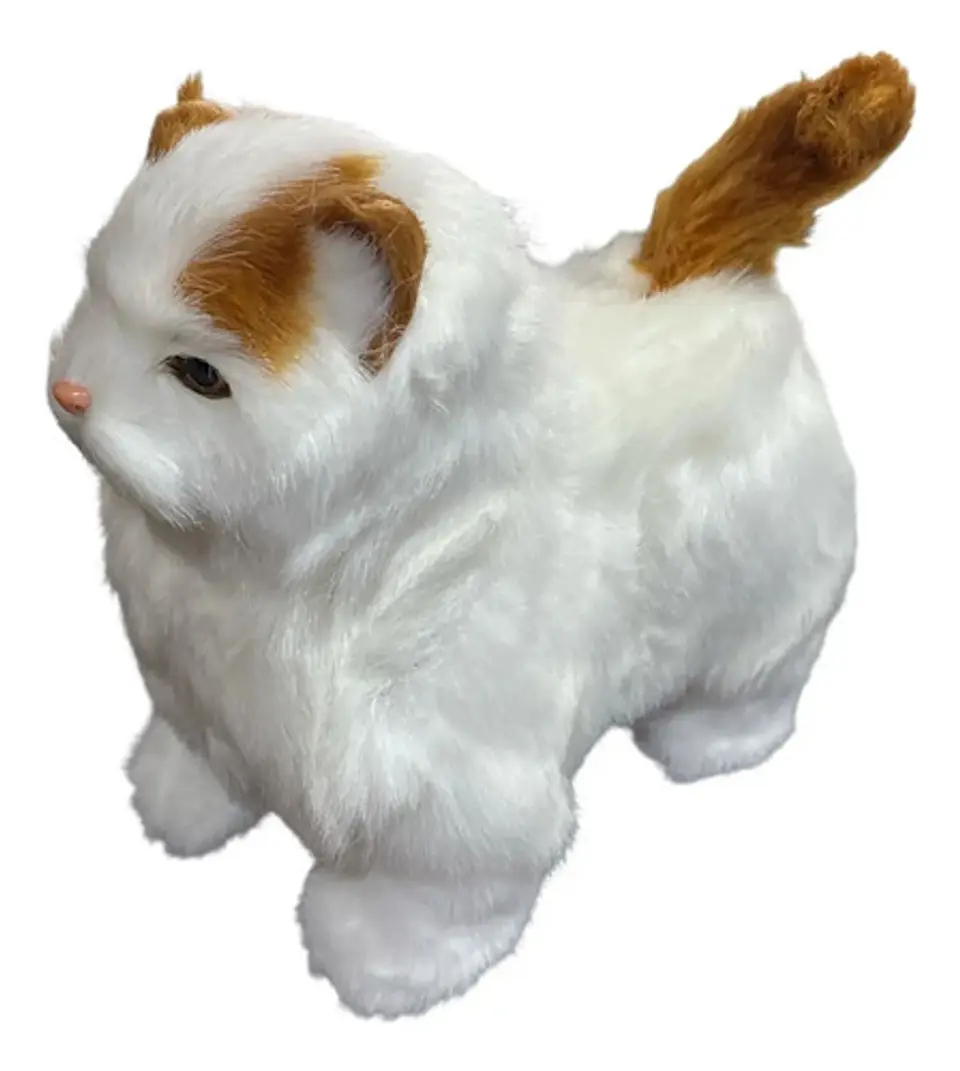 Gato Peluche Interactivo Sonido Control Correa Juguete Niños 3