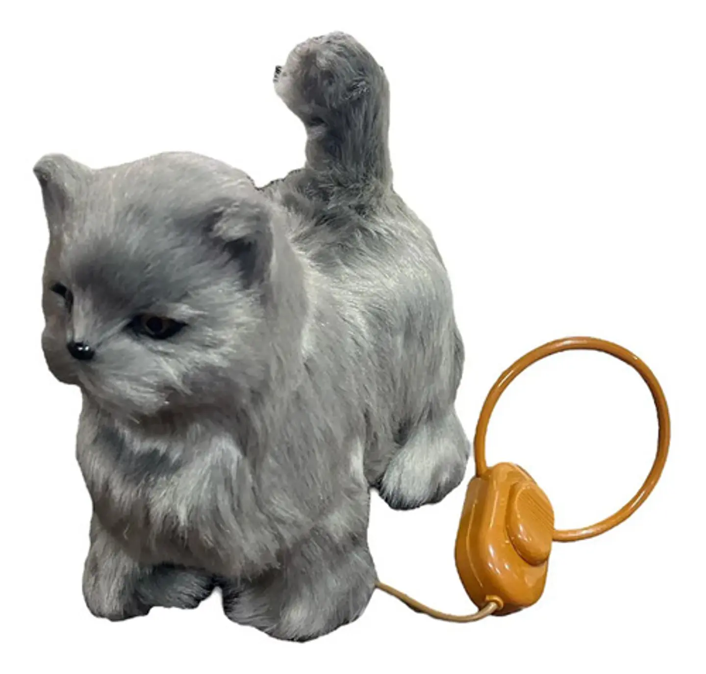 Gato Peluche Interactivo Sonido Control Correa Juguete Niños 7