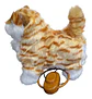 Gato Peluche Interactivo Sonido Control Correa Juguete Niños - Miniatura 10