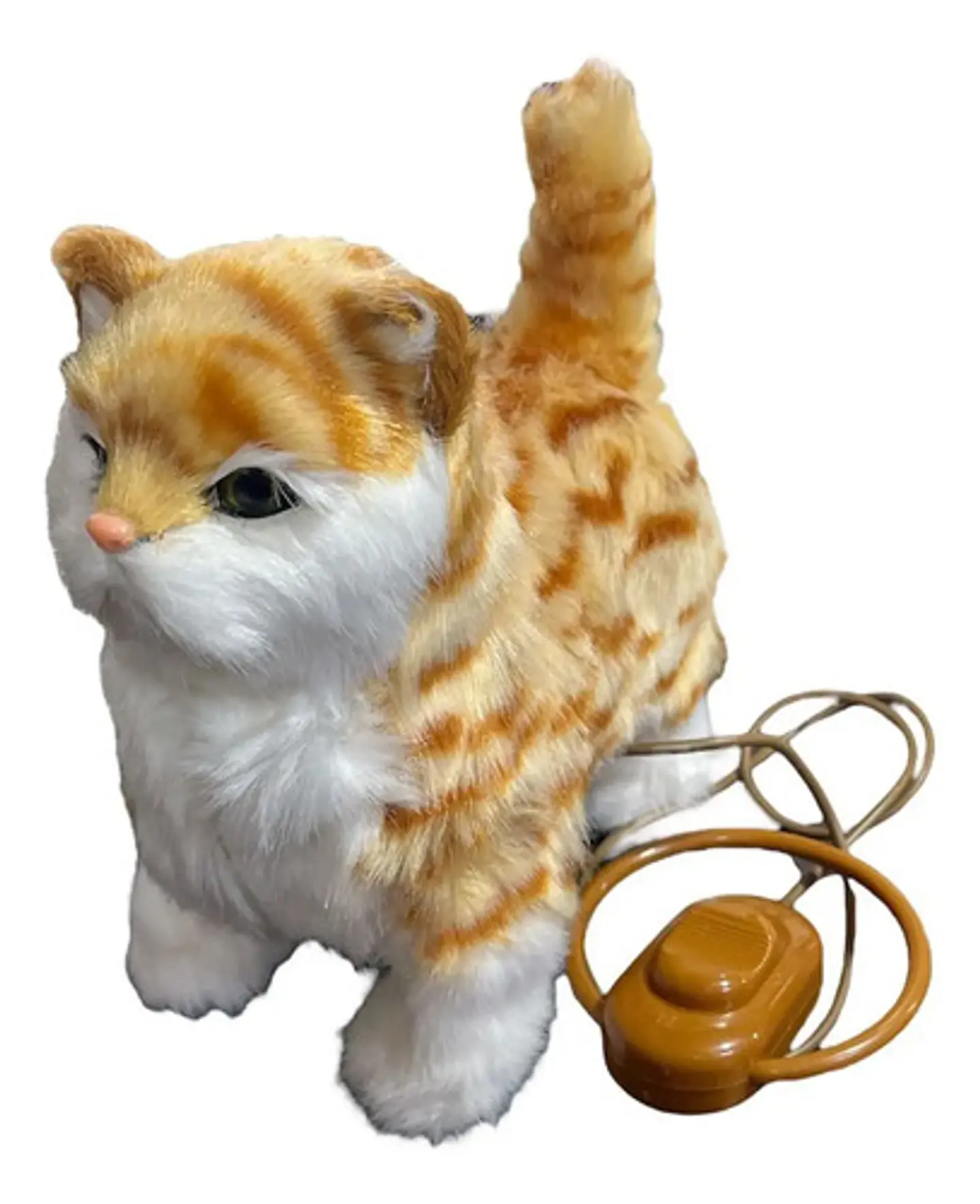 Gato Peluche Interactivo Sonido Control Correa Juguete Niños 11