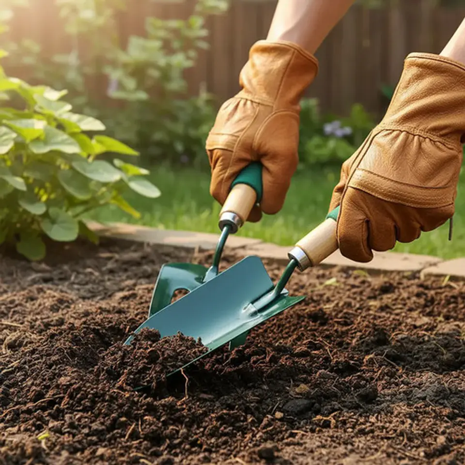 Set X3 Herramientas De Jardinería Con Mango De Madera 2