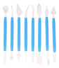 Kit Herramienta Plastica Modelado Plastilina/arcilla X 9 Pcs - Miniatura 1