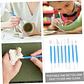 Kit Herramienta Plastica Modelado Plastilina/arcilla X 9 Pcs - Miniatura 4