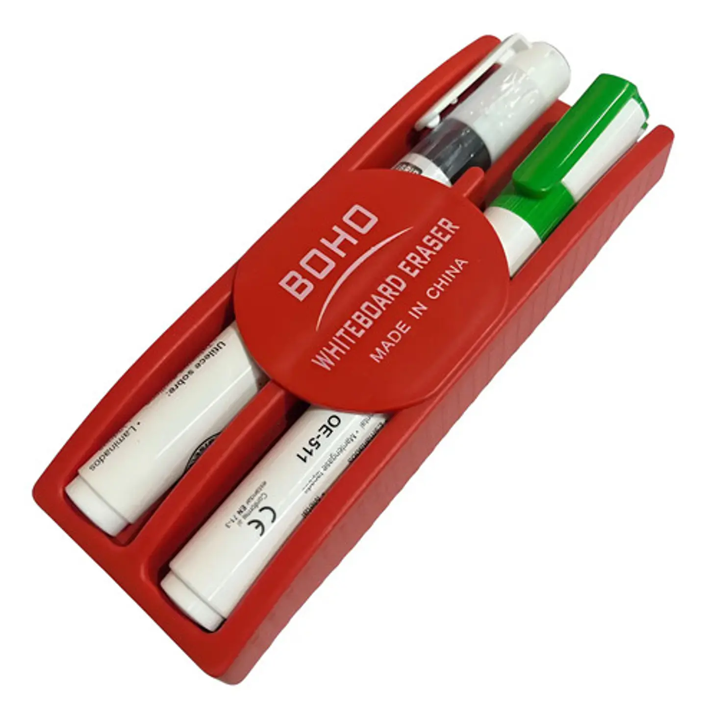 Borrador De Tablero Pizarra Magnetico +2 Marcadores Offi 4