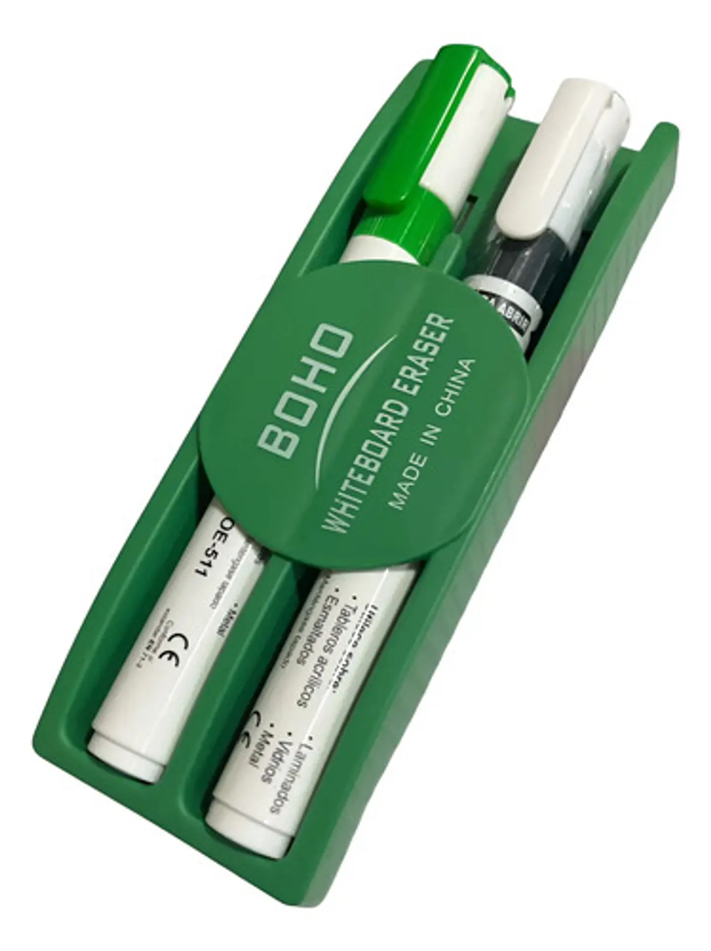 Borrador De Tablero Pizarra Magnetico +2 Marcadores Offi 7