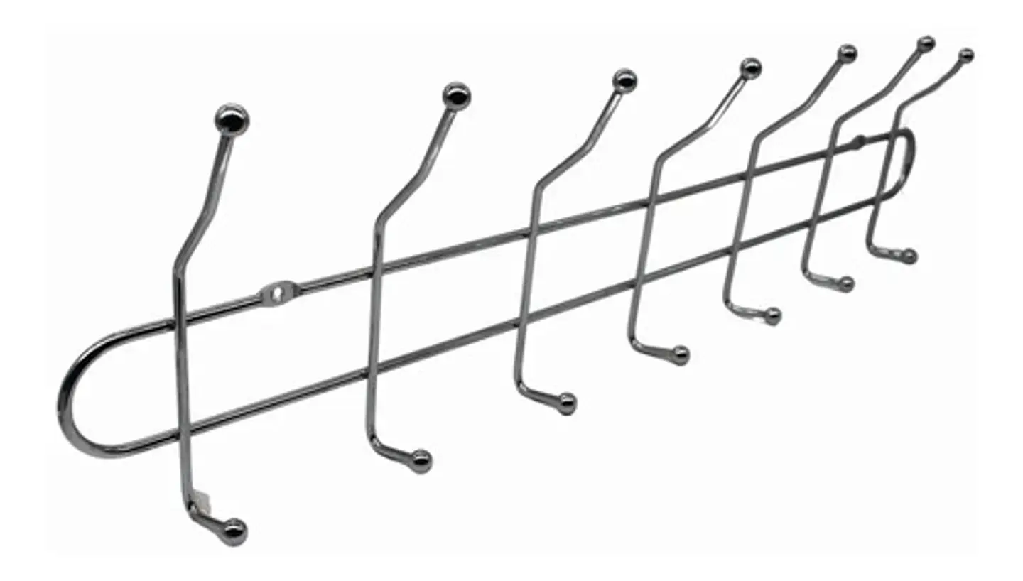 Soporte Perchero Metálico Para Pared De 7 Ganchos 3033563 5