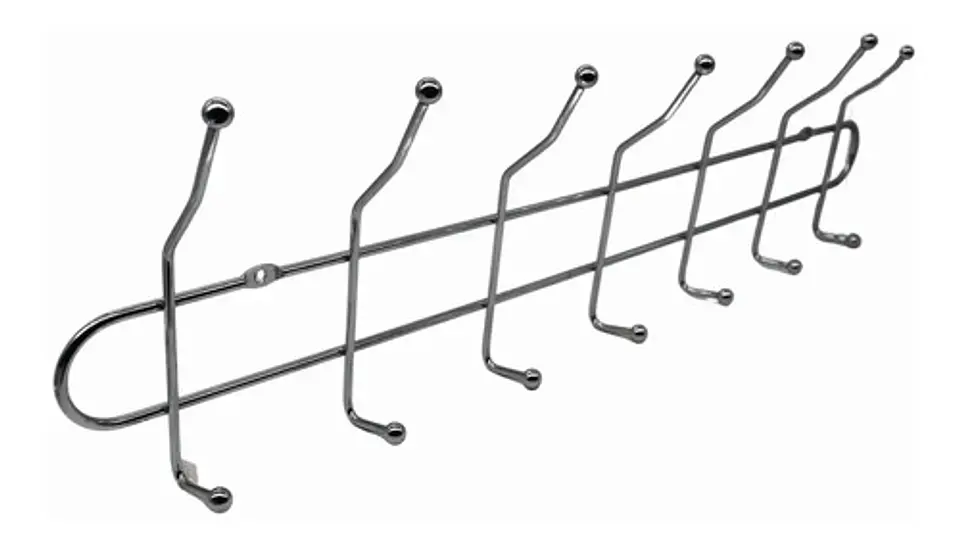 Soporte Perchero Metálico Para Pared De 7 Ganchos 3033563 5