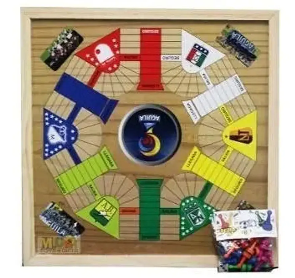 Set Juegos Parqués 6 Puestos, Ajedrez Poker Domino Dados X5 4