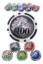 Poker Lujo Maletín Casino 500 Fichas Numerada Holografica - Miniatura 2