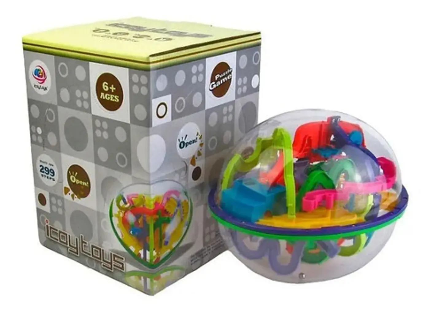 Bola Laberinto 3d Rompecabezas 299 Pasos Icoy Toys Ref 939 2