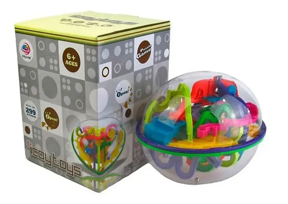 Bola Laberinto 3d Rompecabezas 299 Pasos Icoy Toys Ref 939 2
