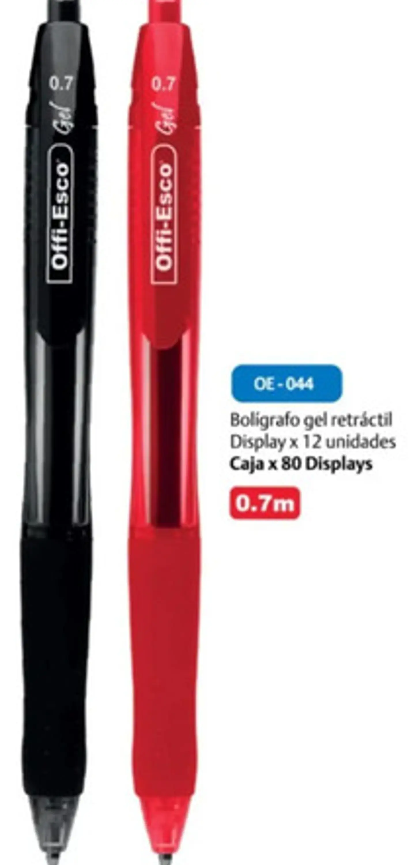 Boligrafo Gel 0.7mm Retractil O 3