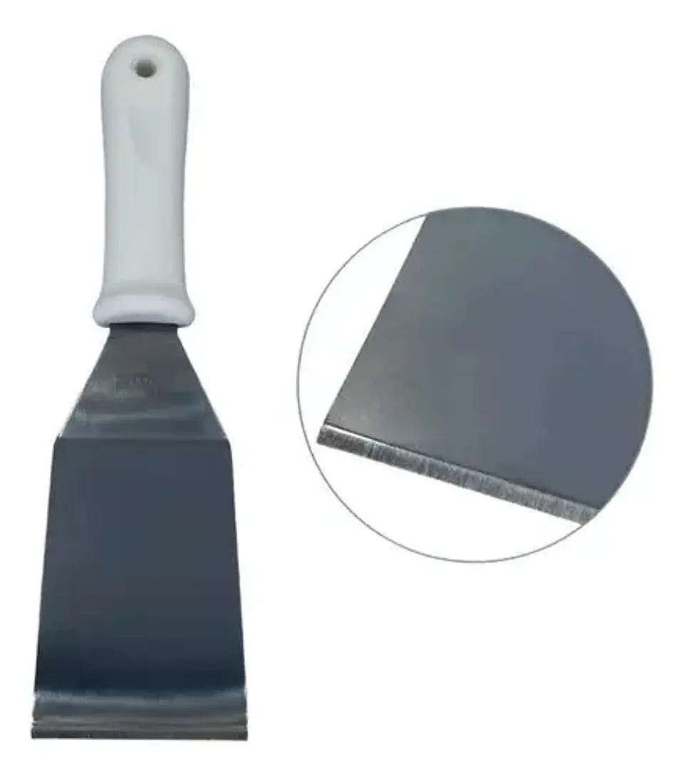 Espátula Cocina Curva Acero Inoxidable Ponque Pizza 5