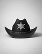 Sombrero Vaquero Sheriff Infantil Adultos Disfraz Unisex - Miniatura 1