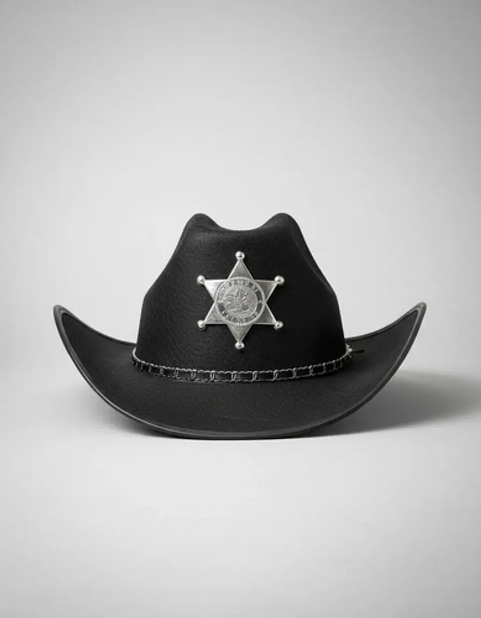 Sombrero Vaquero Sheriff Infantil Adultos Disfraz Unisex 1