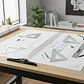Regla T Plastico Transparente 100 Cms Escolar Trazos - Miniatura 6
