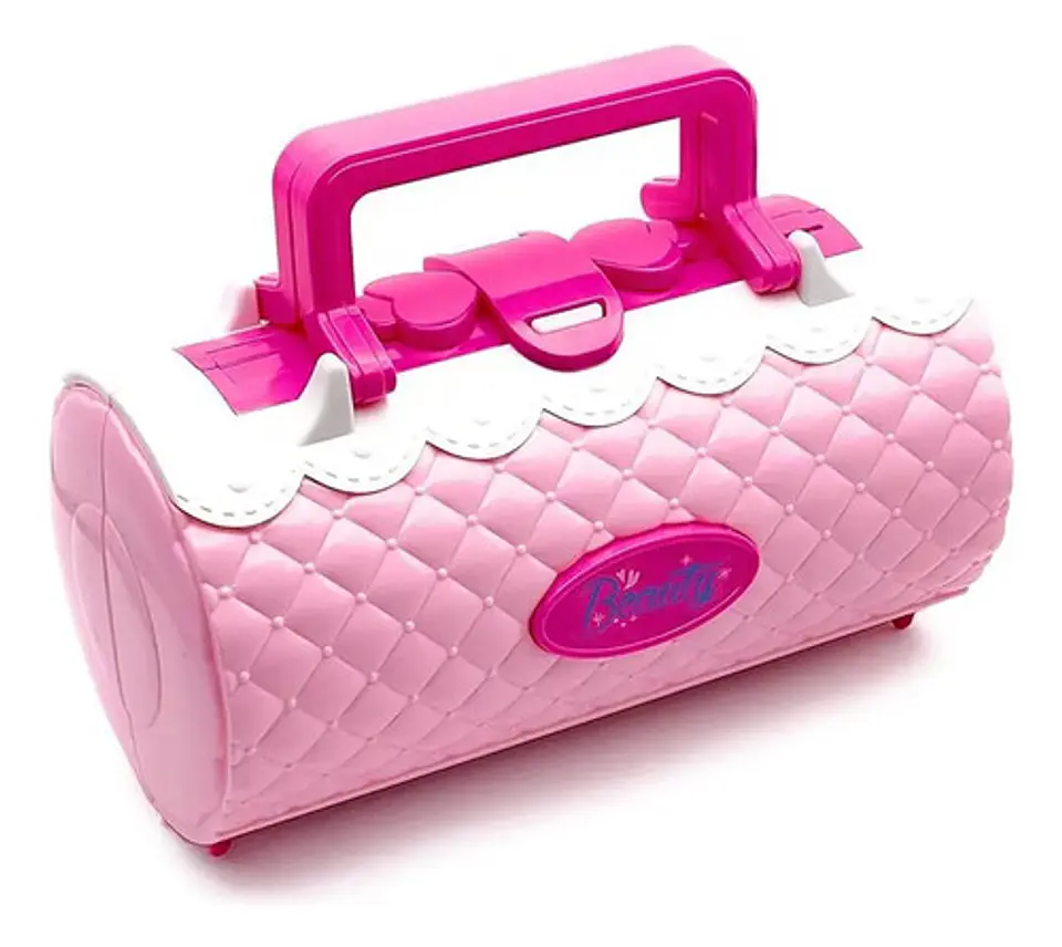 Estuche De Maquillaje Macrooutlet Con Espejo Y Brochas Para Niñas Desde 3 Años 2