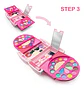 Estuche De Maquillaje Macrooutlet Con Espejo Y Brochas Para Niñas Desde 3 Años - Miniatura 6