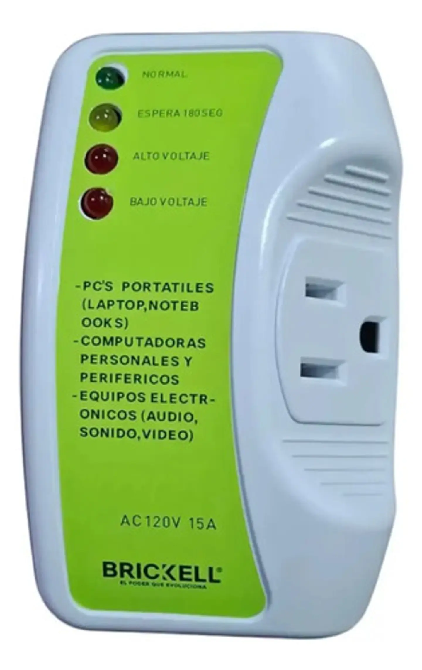 Protector De Voltaje Brickell Sb-277 Electrodomésticos 15a 3
