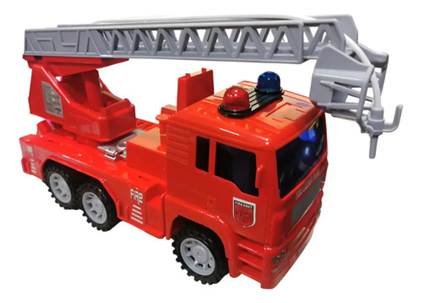 Carro De Bombero Juguete Para Niños Ref:661-8 Color Rojo 2