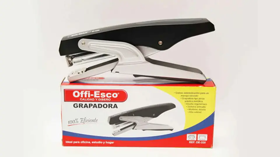 Grapadora Offi-esco Tipo Pinza Plastica-metalica Oe-320 1und 2
