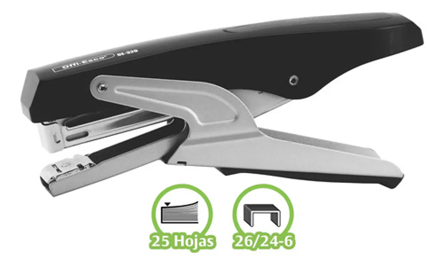 Grapadora Offi-esco Tipo Pinza Plastica-metalica Oe-320 1und 3