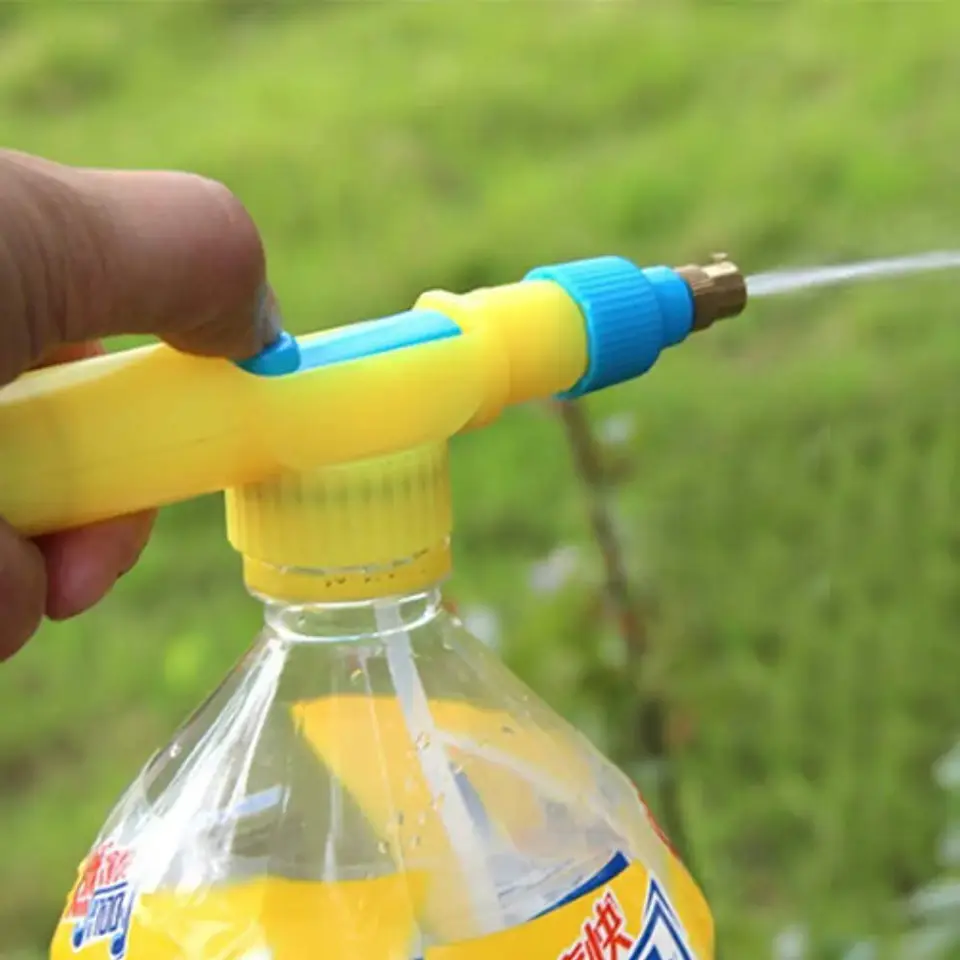 Rociador Pulverizador Fumigador Botella Jardinería Davidson Color Amarillo 4