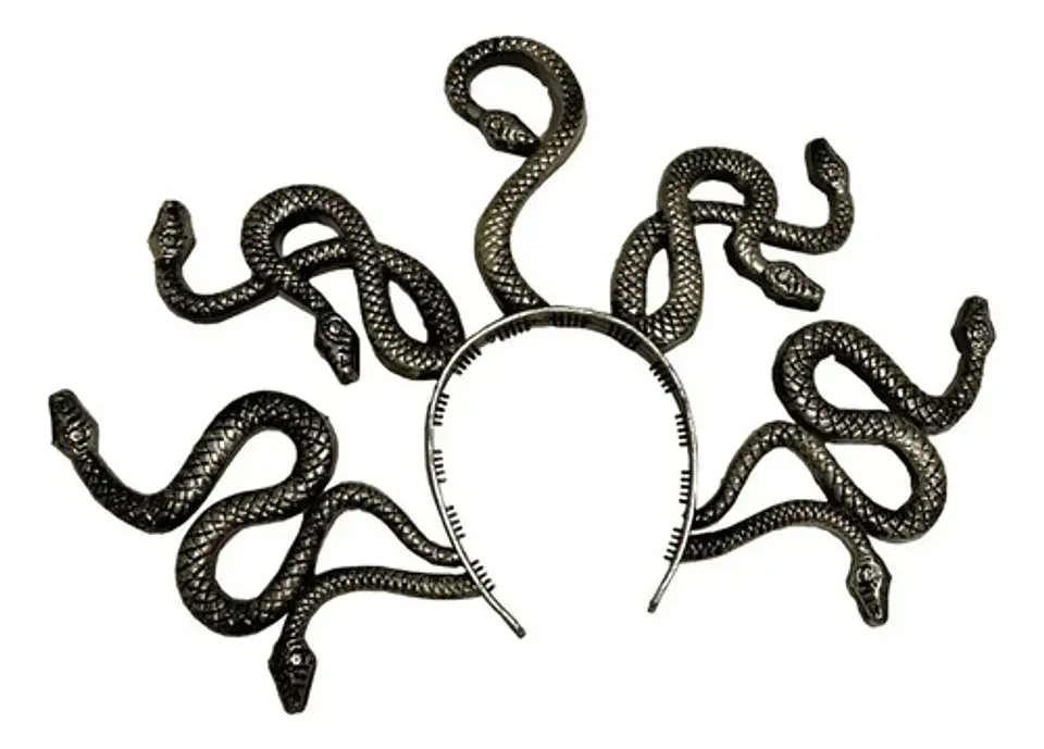 Diadema Medusa Monstruo Mitología Disfraz Halloween 3