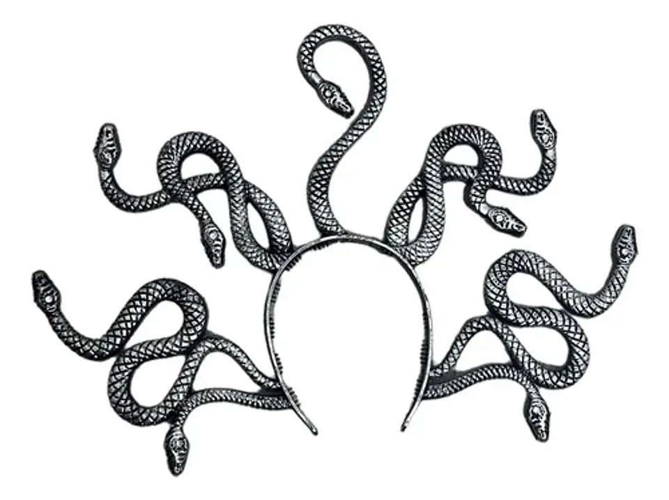 Diadema Medusa Monstruo Mitología Disfraz Halloween 6