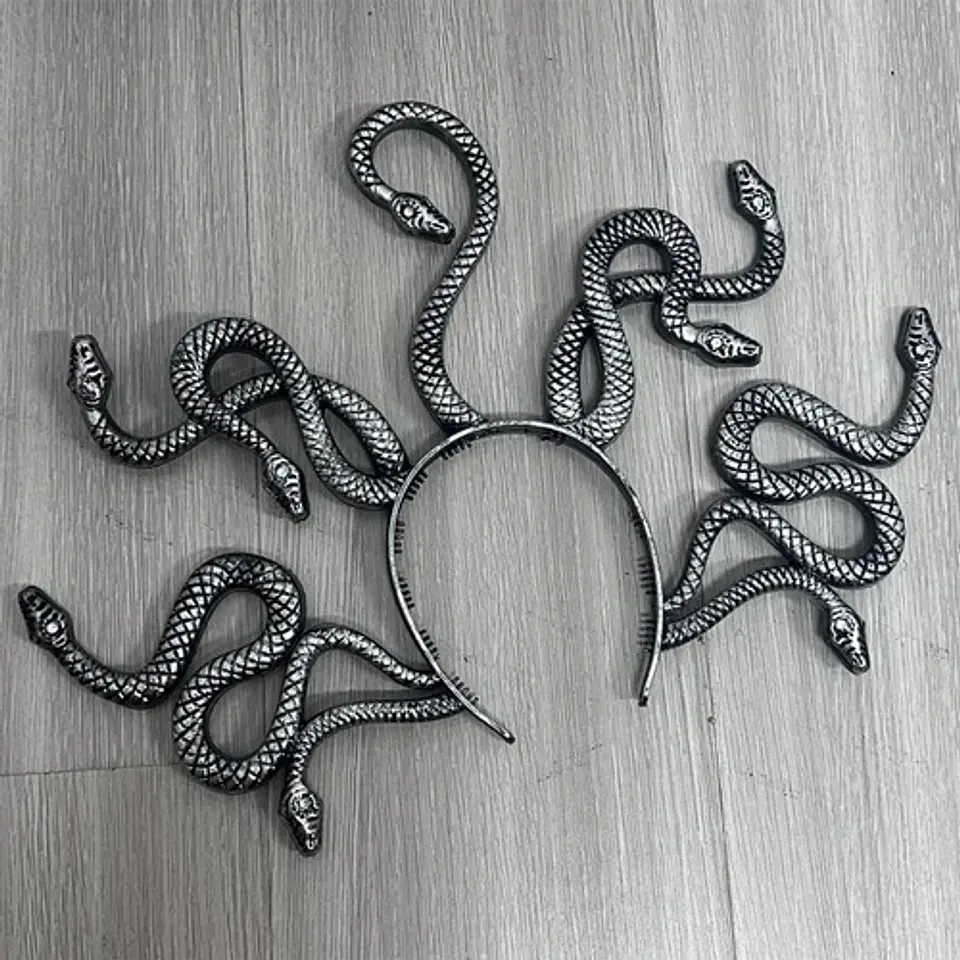 Diadema Medusa Monstruo Mitología Disfraz Halloween 7