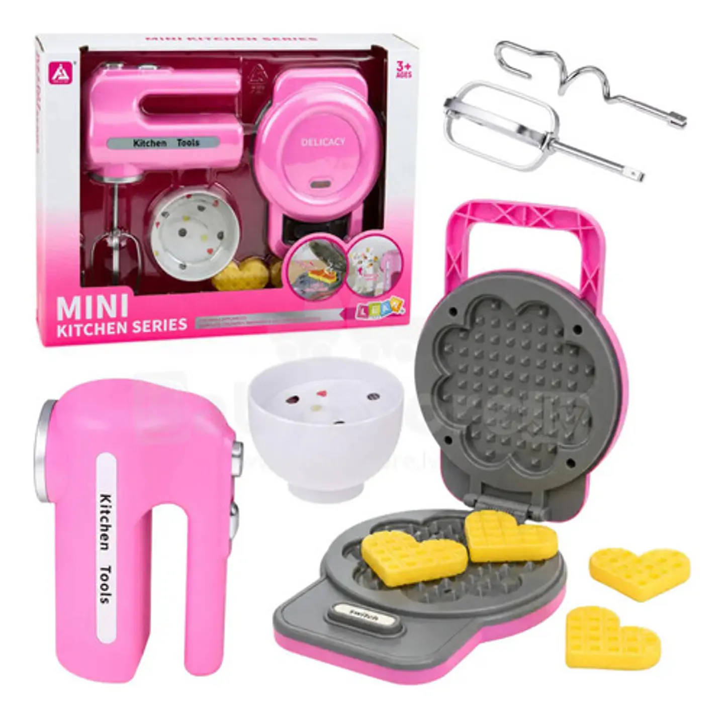 Juego De Cocina Mini Sandwichera Y Batidora Kitchen Niña Reg 1
