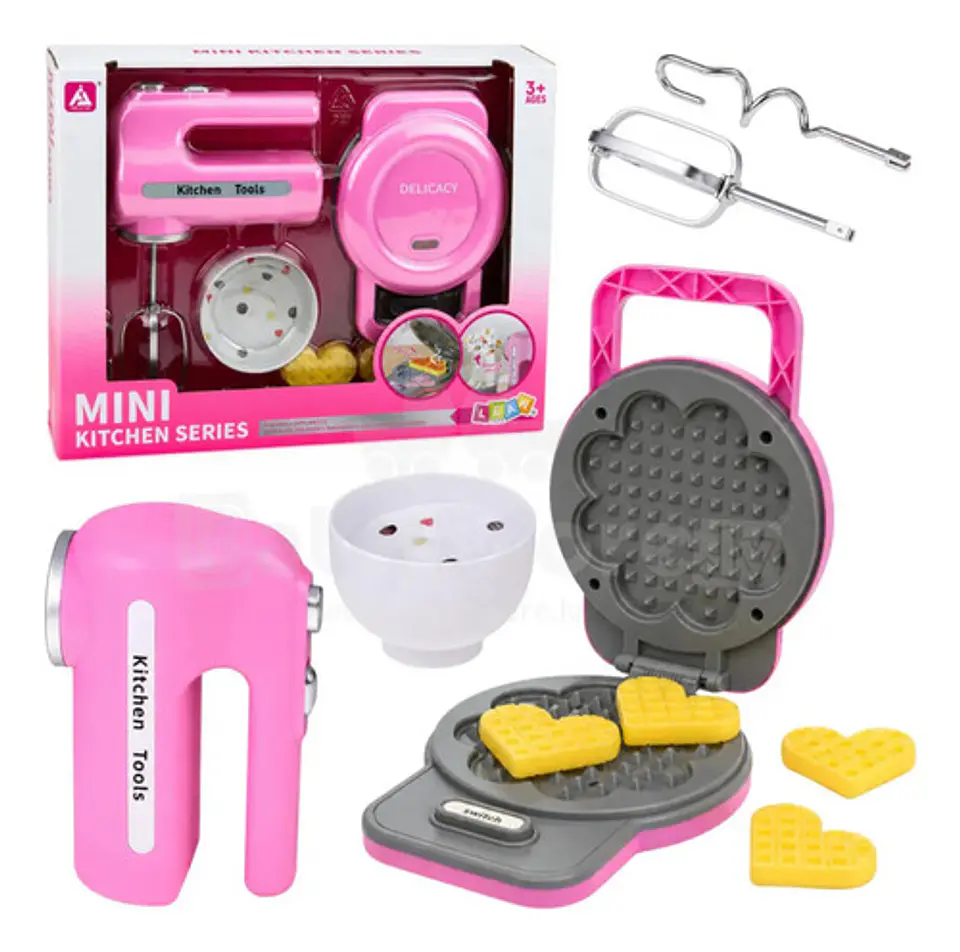 Juego De Cocina Mini Sandwichera Y Batidora Kitchen Niña Reg 1