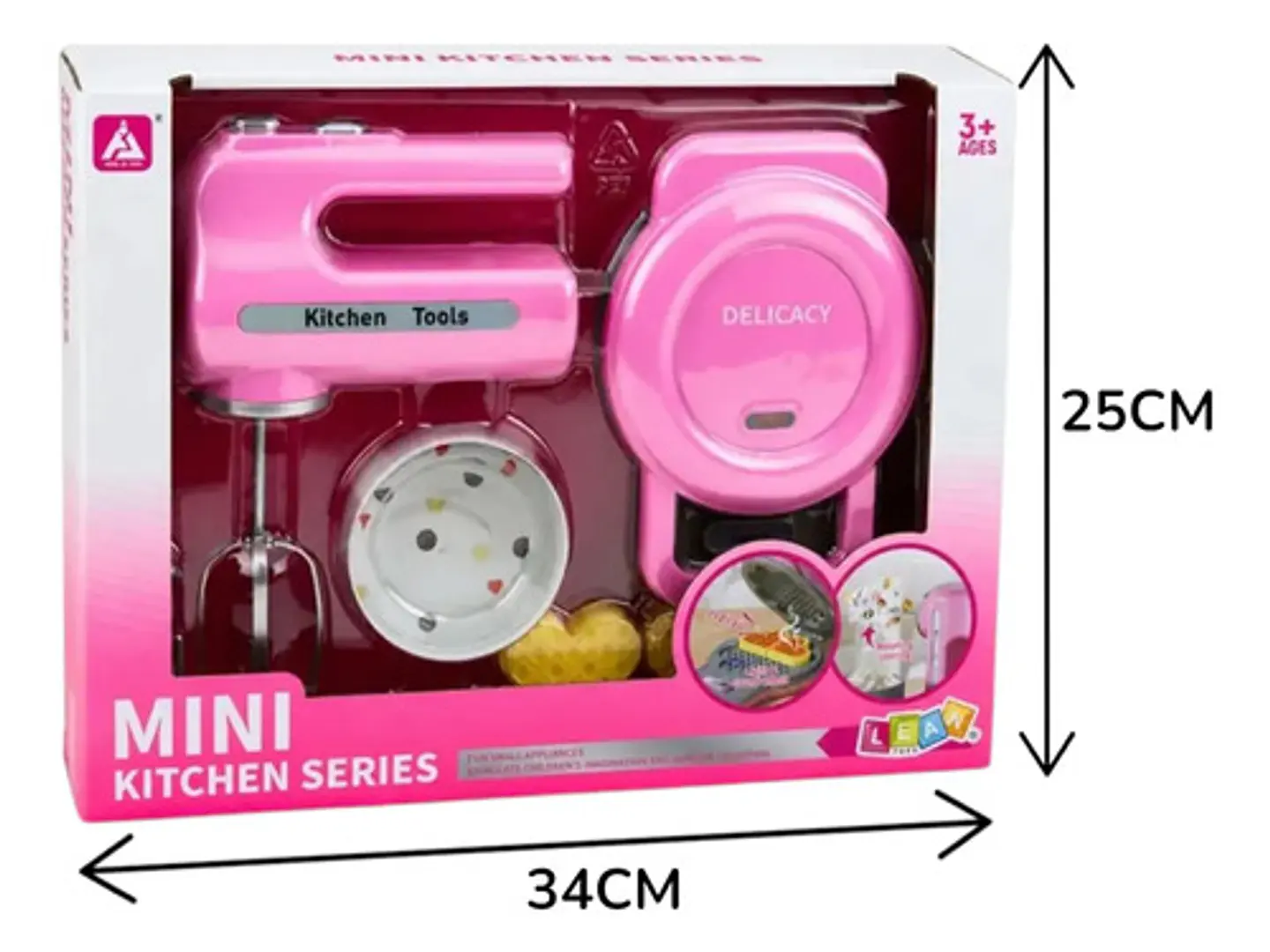 Juego De Cocina Mini Sandwichera Y Batidora Kitchen Niña Reg 6
