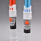 Espadas Espada Guardianes Del Espacio Niños Juguetes Sonido Azul Y Rojo Azul/rojo - Miniatura 2