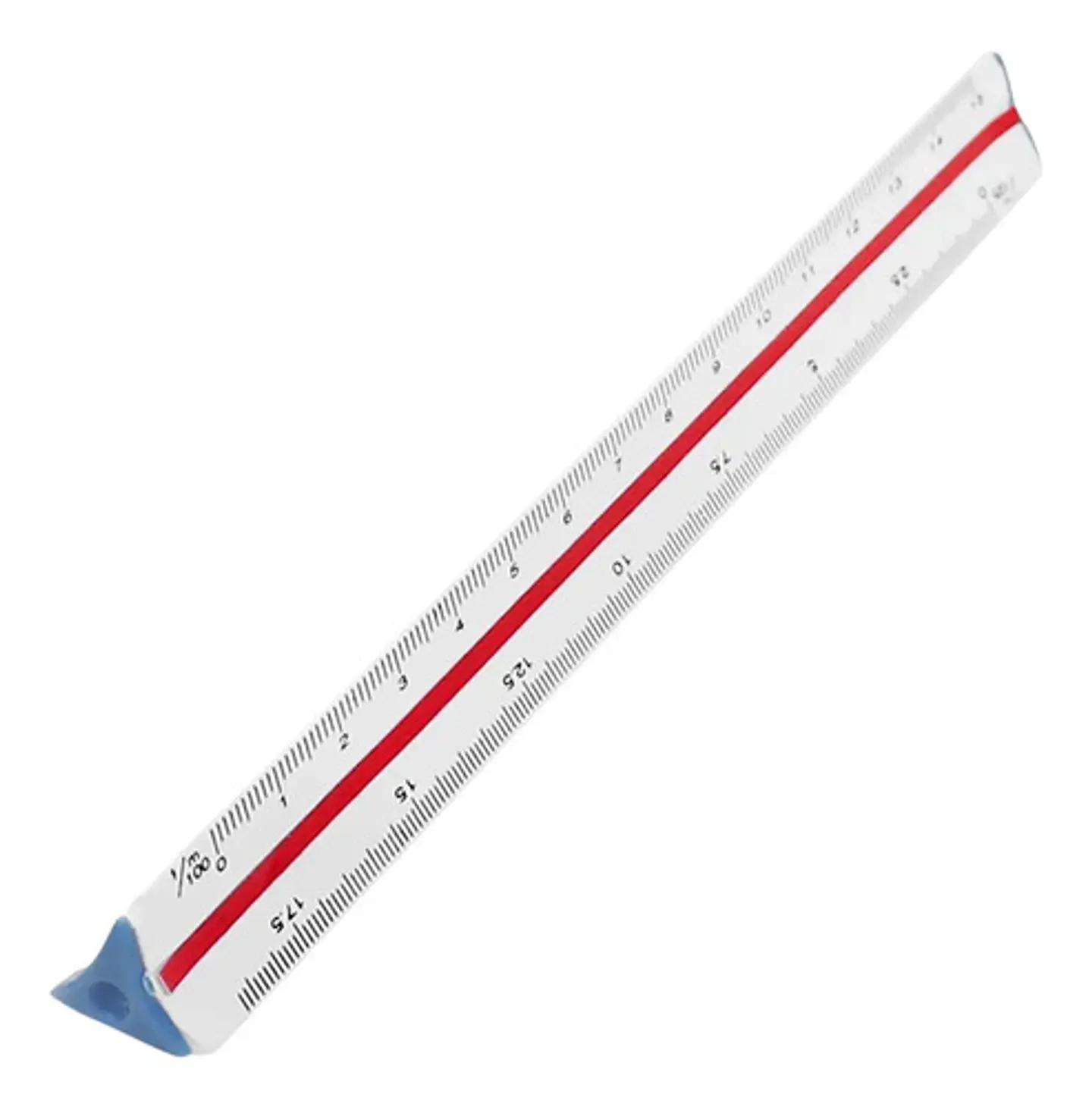 Escalímetro Triangular 15 Cm 6 Escalas Colorido 1