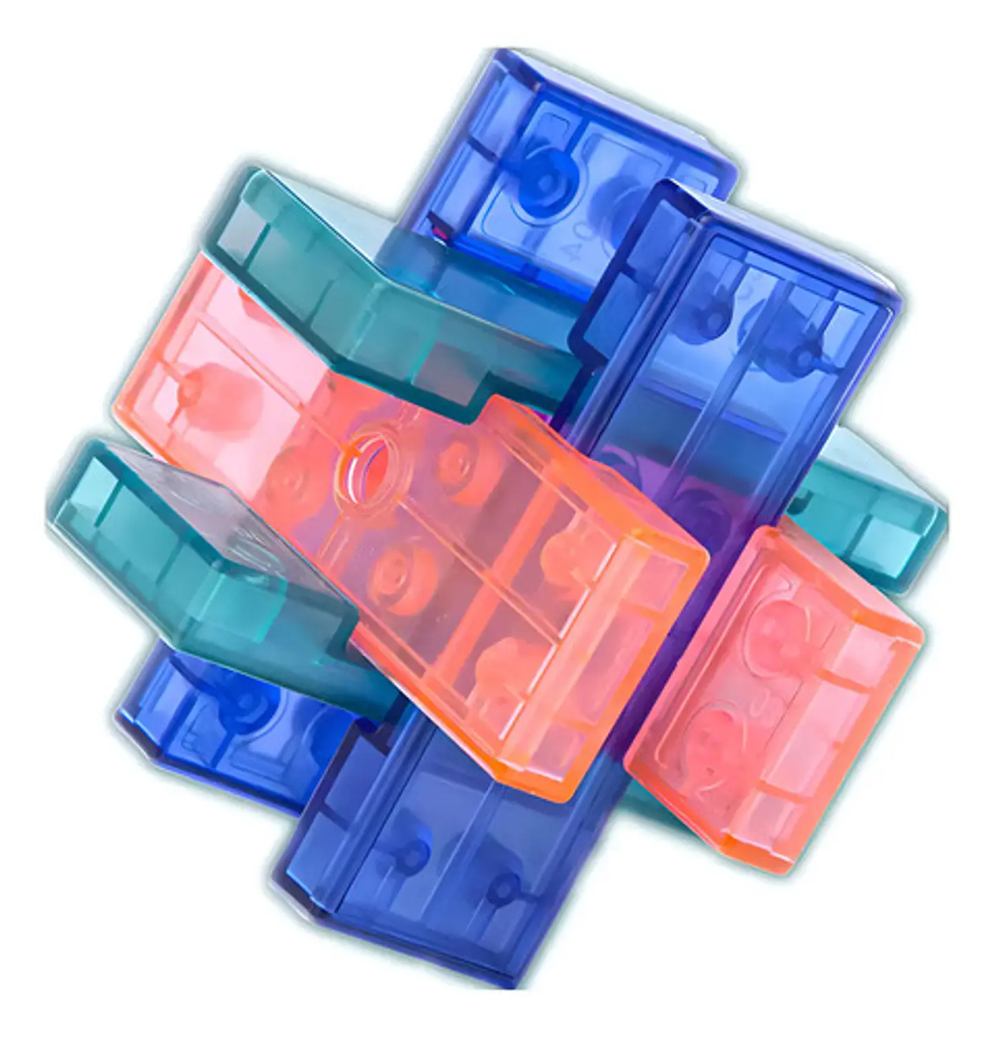 Cubo Rubik 3x3x3 Luban Lock Rosa Chicle Rompecabezas 3d 1