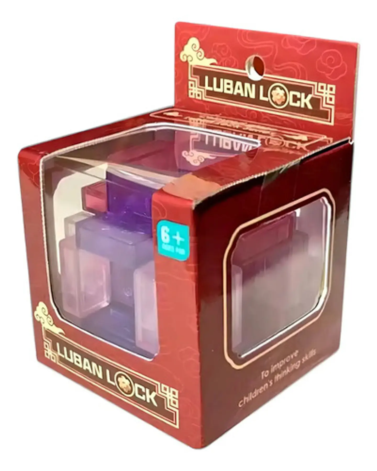 Cubo Rubik 3x3x3 Luban Lock Rosa Chicle Rompecabezas 3d 3