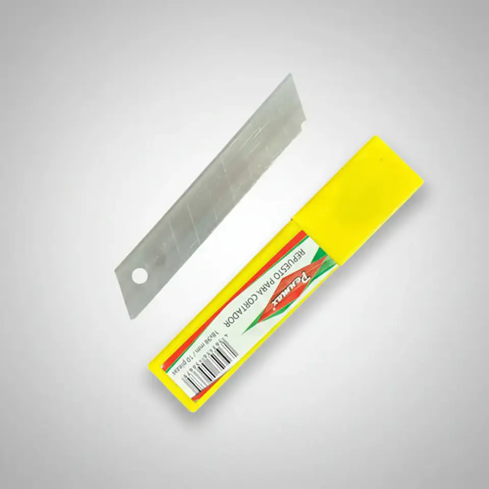 Repuesto Cuchilla Bisturí Penmax 18mm Pack 10 Unidades Profesional 1