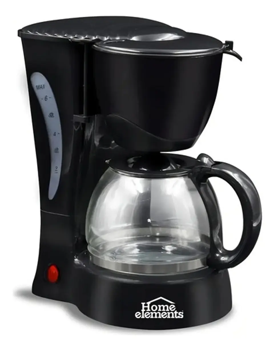 Cafetera Eléctrica Vidrio 6 Tazas Café Home Elements He7025 2