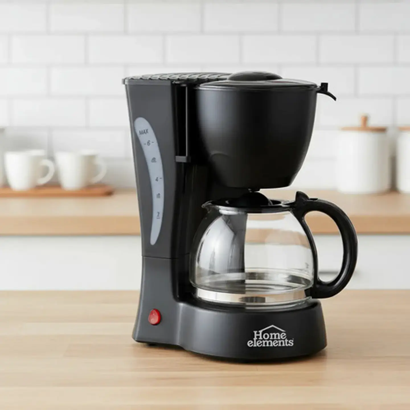 Cafetera Eléctrica Vidrio 6 Tazas Café Home Elements He7025 3