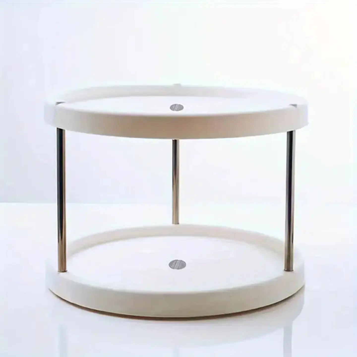 Organizador Estante Especiero Giratorio De 2 Niveles Cocina 4