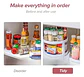 Organizador Estante Especiero Giratorio De 2 Niveles Cocina - Miniatura 11
