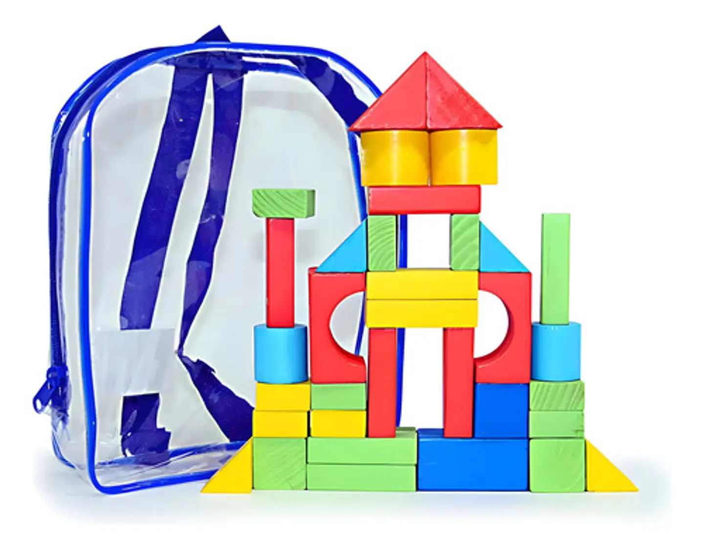 Maletin Didactico Madera Maleta Cubos Figuras Logicos Bloque Color Naranja 1