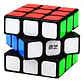 Cubo Rubik Qiyi 3x3 Grande Sail 6.8 Cm 3x3x3 Speed Cube Color De La Estructura Negro - Miniatura 6
