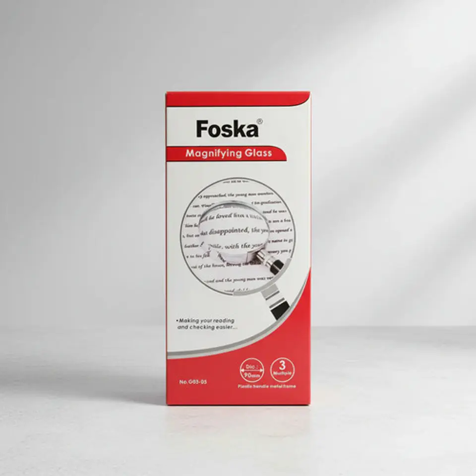 Lupa Foska 90mm 3x Para Lectura Modelo G03-05 2