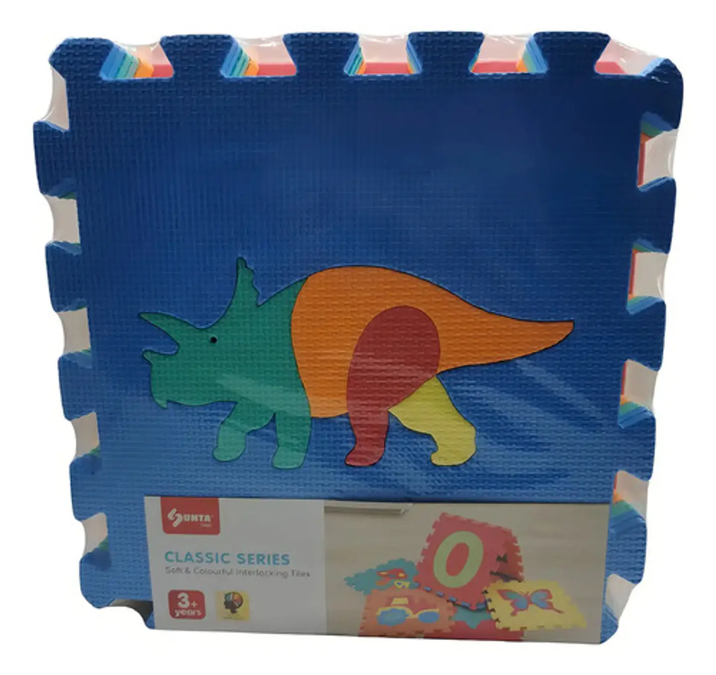 Tapete Foamy Sunta Didáctico Armable Dinosaurios 10 Pcs Puzzle 1
