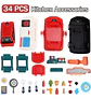 Set Cocina Carro Multifuncion Juguete Chef Carro Niño Color Rojo - Miniatura 4
